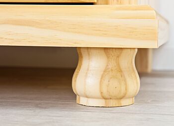 Armadio in legno pino massello  con 2 ante 104x180