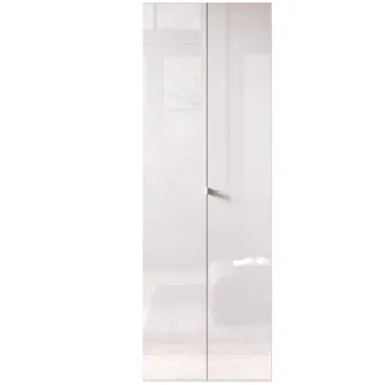 Armadio 2 ante e 3 ripiani H.180 cm, finitura Bianco 