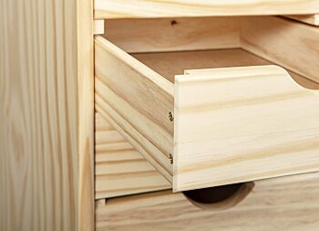 Links, scrivania Julia per bambini in legno naturale
