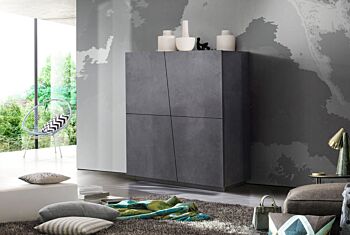 Madia credenza alta 4 ante ardesia