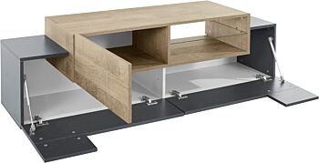 Mobile televisione in offerta, Antracite e Oak, Made in Italy 