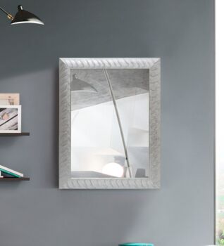 Specchiera in argento per soggiorno o bagno H.83