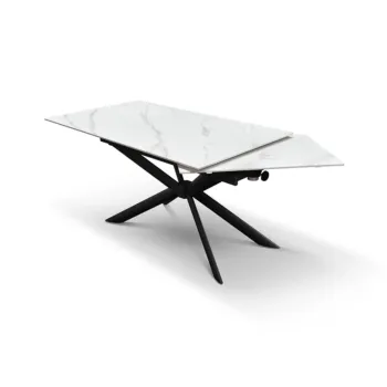 Tavolo allungabile e elegante Marmo Bianco