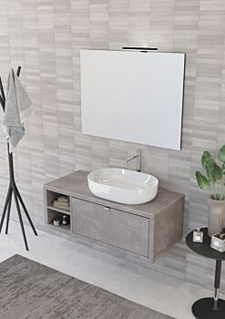 Mobile bagno con cassetto e ripiano L.110, Niagara 41