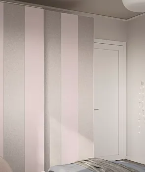 armadio rosa cipria cameretta