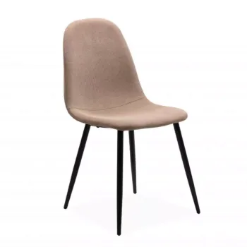 Sedia stile nordik finitura Beige