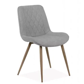 Sedia nordik finitura Grigio chiaro
