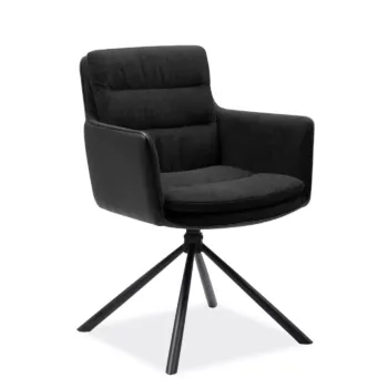 Elegante Sedia di design, colore Nero in offerta 