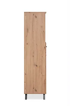 Madia alta stile nordico, finitura Rovere Oak e Antracite in offerta 