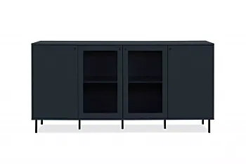 offerta Elegante Madia 4 ante finitura Blu scuro