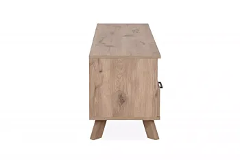 Mobile TV stile nordik finitura Quercia 