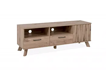 Mobile TV stile nordik finitura Quercia 