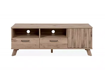 Mobile TV stile nordik finitura Quercia 