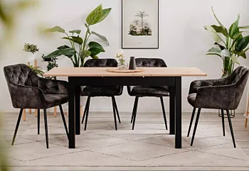 Tavolo allungabile stile nordico