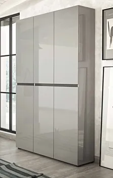 armadio grigio sei anta