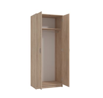 Armadietto multiuso 2 ante, finitura Rovere