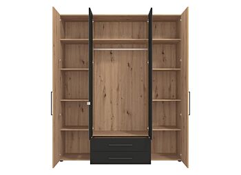 nuovo Offerte Black friday, Armadio 4 ante di design con specchi