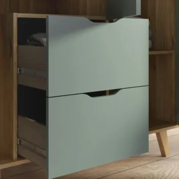 Armadietto Agave e Rovere, stile nordico, con cassetti Zenzero Shop