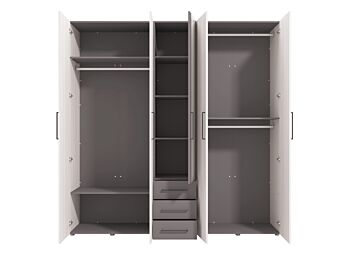 Armadio conveniente moderno 5 ante 