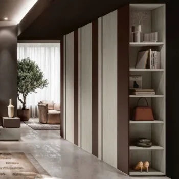 armadio rovere e moka