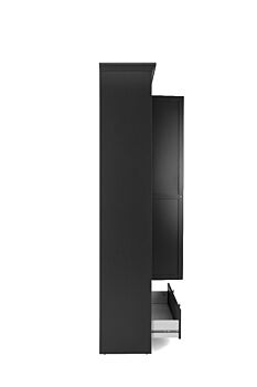 Armadio multiuso Grigio antracite, 5 ripiani ed 1 cassetto