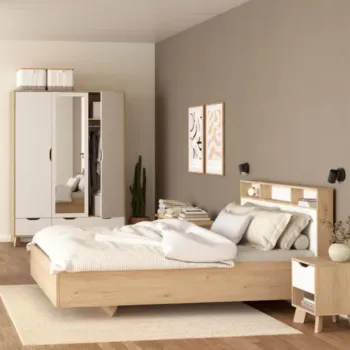 letto in saldo bianco 