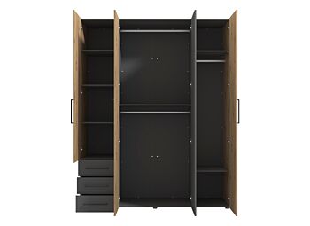 armadio con specchio ideale stile industry