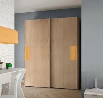 Armadio scorrevole Royal oak e Miele