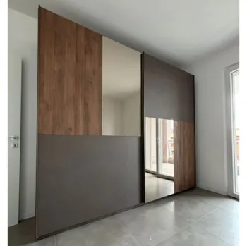 Armadio scorrevole Bronzo e Mercure con specchi bronzati Zenzero Shop