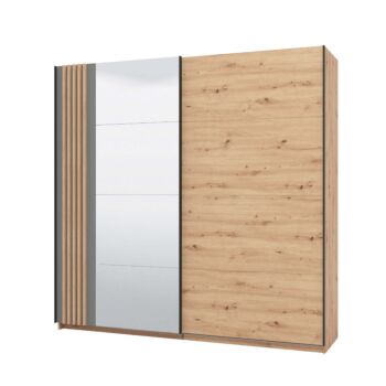 armadio rovere grigio moderno