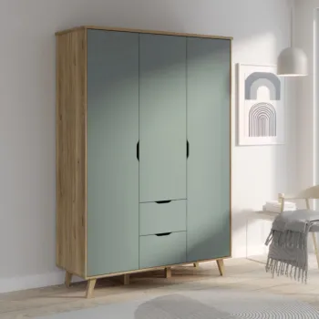 Armadietto Agave e Rovere, stile nordico, con cassetti Zenzero Shop