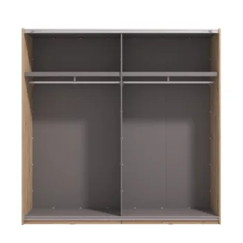 armadio rovere con specchio