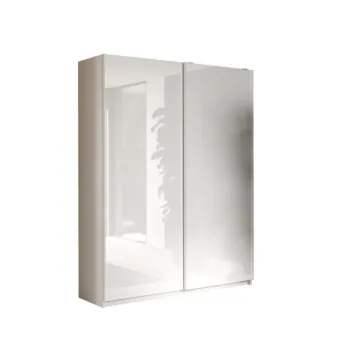 armadio piccolo moderno bianco lucido