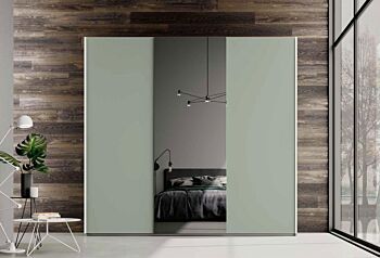 Armadio moderno scorrevole a 3 ante, Agave