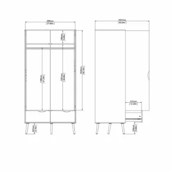 armadio rovere