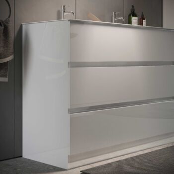 mobile con cassetti per bagno bianco