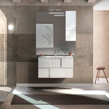 Mobile da bagno sospeso L.82 