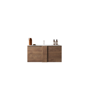 Mobile da bagno sospeso in offerta L.82 cm, 2 cassetti