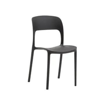 Sedia moderna in polipropilene, disponibile in diversi colori