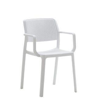 Conveniente Sedia da giardino, colore Bianco