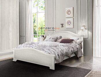 Letto matrimoniale Isabella  in finitura Bucaneve