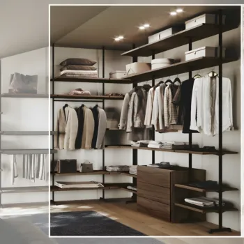 cabina angolo legno