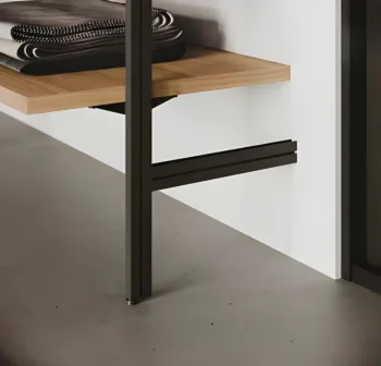 cabina attrezzata noce