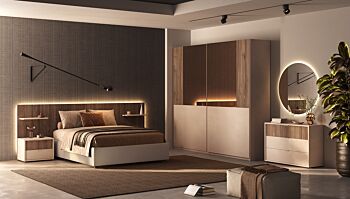letto con testiera cannettata