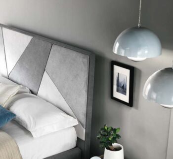 Camera da letto matrimoniale, finitura Cachemire e Grigio londra