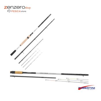 canne da feeder realizzate in carbonio ad alto modulo ed intermedio.