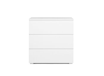 Conveniente cassettiera a 3 cassetti finitura Bianco opaco 