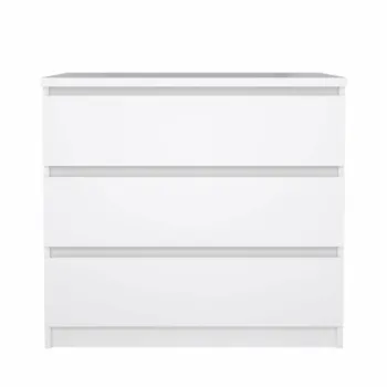 cassettiera bianco lucido
