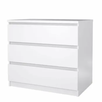 cassettiera bianco lucido