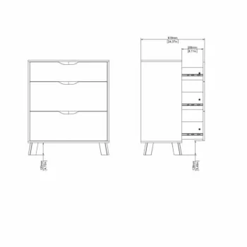 cassettiera moderna 